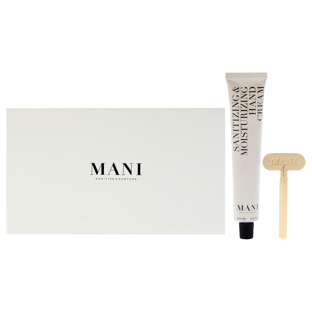 Sanitizing and Moisturizing Hand Cream Set by Mani  - 2 Pc 1.69oz